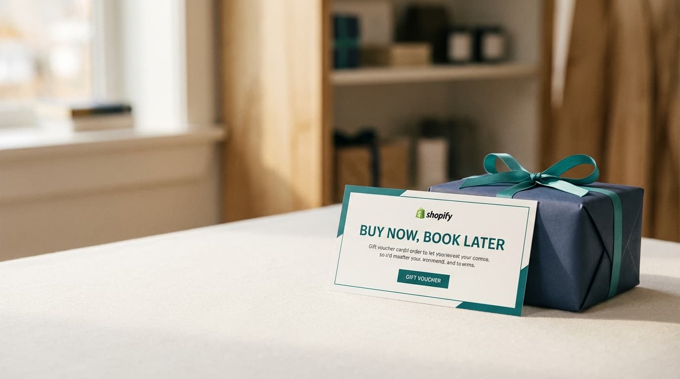 Packages: Buy Now Book Later on Shopify