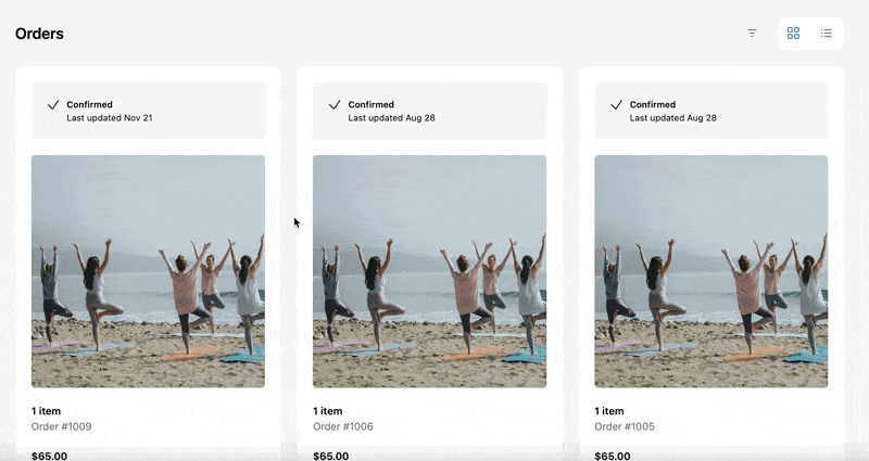 Customer account booking management demo